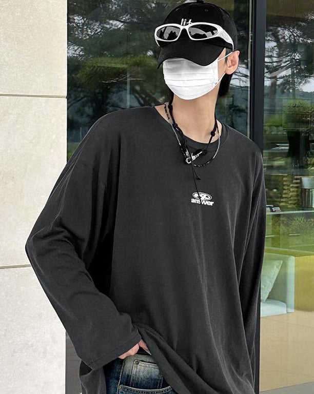 【SCENERITY】Pigment Long Sleeve SCENERITY (シナリティ) - ピグメント長袖Tシャツ / Pigment