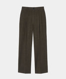 WOOL ONE TUCK SLACKS