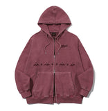 [2-WAY] Peak Star Pigment Hood Zip-up