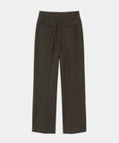 WOOL ONE TUCK SLACKS