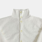 Winter high-neck angora cardigan