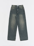 Kane Teen Washing Wide Denim Pants