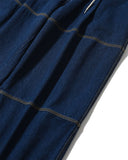 [AG] Stitch Panel Denim Balloon Pants