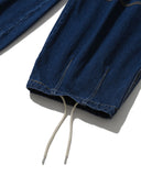 [AG] Stitch Panel Denim Balloon Pants