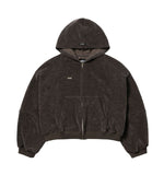 Corduroy Short Zip-Up Hoodie
