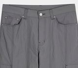 HEM BUTTON UTILITY CARGO NYLON PANTS
