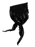 Punching Knit Bonnet Scarf