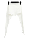 Punching Knit Bonnet Scarf