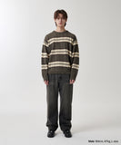 MESH STRIPE KNIT