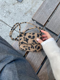 Leopard Cowhide Mini Cross Bag