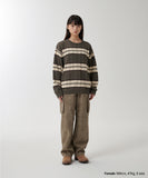 MESH STRIPE KNIT