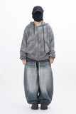 Voda Water Printing Zip-up