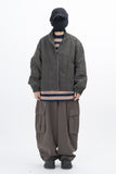 Perna Sand Incision Nylon Windbreaker
