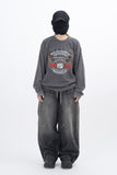 Newferel Three Line Wide Denim