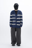 Poria Stripe Angora Cardigan
