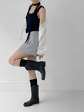 Western middle rain boots