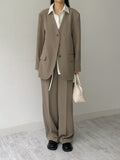 Frank No-Collar Loose Fit Jacket