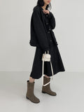 Matte Western Round Boots