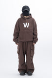 Medi W Boucle Embroidery Heavy Set-Up Hood