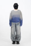 Petry Gradient Crop Long Sleeve T-Shirt