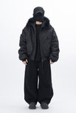Tenny Fur Hooded Crop Jacket