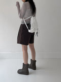 Atom round ankle rain boots