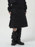 DRAPED LAYERED SKIRT