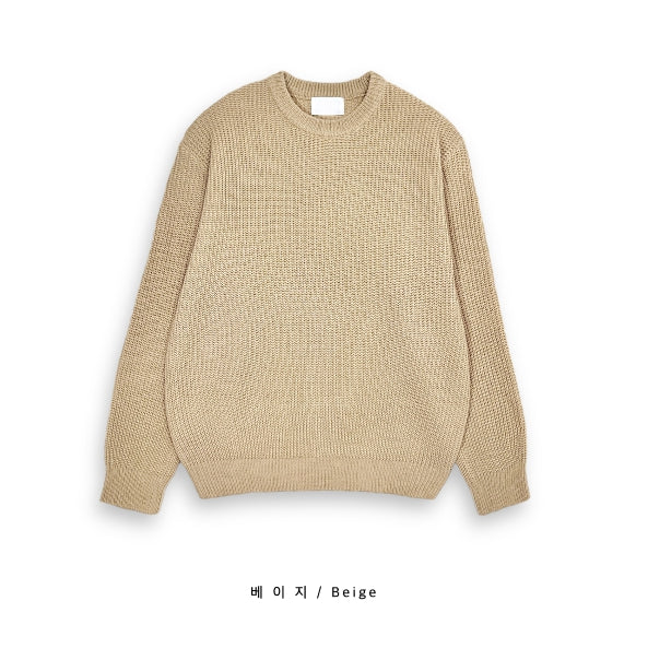 【SCENERITY】Enne round knit SCENERITY (シナリティ) - エヌラウンドニット / Enne round