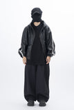 Viter Leather Track Hooded Jacket