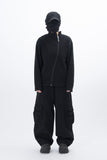 Lilia Curve Golji Knit Zip-Up