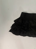 Serian low-waist frill skirt