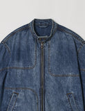 OBLATE BIKER DENIM JACKET