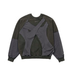 Paneled Washed Sweatshirt