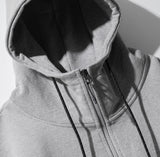 Heavy Loop Neck-up Hood Zip-up