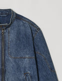 OBLATE BIKER DENIM JACKET