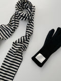 Peach Stripe Long Muffler