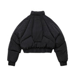 Paneled Down Short Jacket