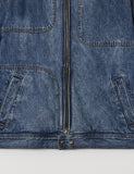 OBLATE BIKER DENIM JACKET
