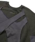 Paneled Washed Sweatshirt