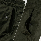 Pigment shirring parachute pants