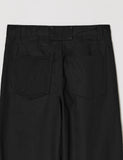 MIXED KNIT WIDE PANTS