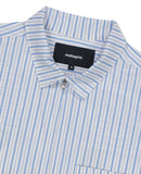 DISORDER STRIPE ZIP UP S/S SHIRT