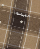 HOODED OMBRE CHECK SHIRT