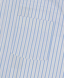 DISORDER STRIPE ZIP UP S/S SHIRT
