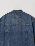 OBLATE BIKER DENIM JACKET