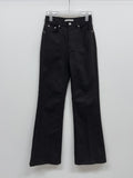 Center Crease Semi Bootcut Denim Pants