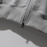 Heavy Loop Neck-up Hood Zip-up