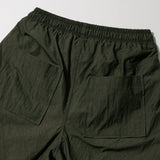 Pigment shirring parachute pants