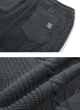 CABLE KNIT WIDE PANTS