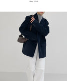 [unisex] Corduroy Single Overfit Blazer